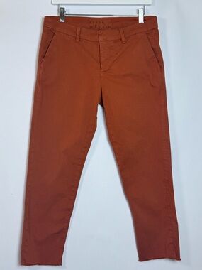 Frank & Eileen Wicklow Burnt Orange Chinos - Size 6